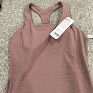 CRZ fitted built in bra tank- mauve